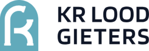 Het logo van KR loodgieters- en installatiebedrijf, uw loodgieter voor in Eindhoven